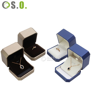 Luxury Octagonal Pu Jewelry Packaging <b>Box</b> With Custom Logo For High End Jewelry Shop Bulk Purchase - Product Image 4