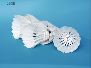 Nhà cung cấp Trung Quốc siêu lớp chất lượng cao thân thiện với môi Trọng lượng nhẹ ngỗng lông cầu lông cho giải đấu quốc tế - Product Image 5