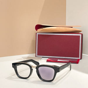 Lunettes de soleil carrées rétro UV400, monture en acétate, tendance unisexe, surdimensionnées pour grands visages, style vintage - Product Image 3