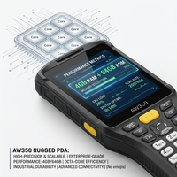 Lector de Códigos DPM de Alta Precisión, PDA con Resistencia a Caídas de 2m, IP67, Terminal Portátil Industrial para Marcado de Piezas Metálicas, Android 12