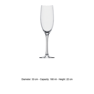 Flûte à vin Cabernet 16 cl Chef&Sommelie H 22 cm Ø 5,3 cm - Product Image 3