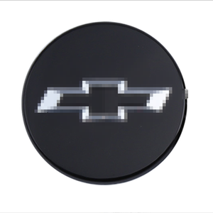 Enjoliveurs de <span class=keywords><strong>moyeu</strong></span> de roue Chevrolet 53/58 mm - Remplacement du logo nœud papillon argent/noir - Product Image 1