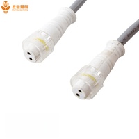 Câble de signal blindé PCC 2*0,75 mm² durable pour système de contrôle d'éclairage avicole, fil étanche à branchement facile pour ferme avicole