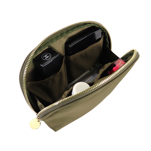Personalized Custom Travel <b>Cable</b> Organizer <b>Bag</b> Zip Cosmetic <b>Bag</b> Saffiano Leather Makeup <b>Bag</b> - Product Image 3