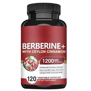 Cápsulas de Extracto de Berberina ODM 1200mg con Canela de Ceilán, Suplemento Herbal, 120 Cápsulas, Suplemento de Berberina - Product Image 1