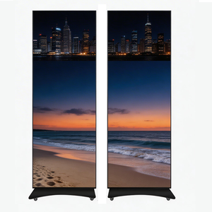 Display Digitale LED Autoportante per Interni, Risoluzione 4K, Leggibile alla Luce Solare, Schermo Pubblicitario Portatile con Supporto da Pavimento - Product Image 2