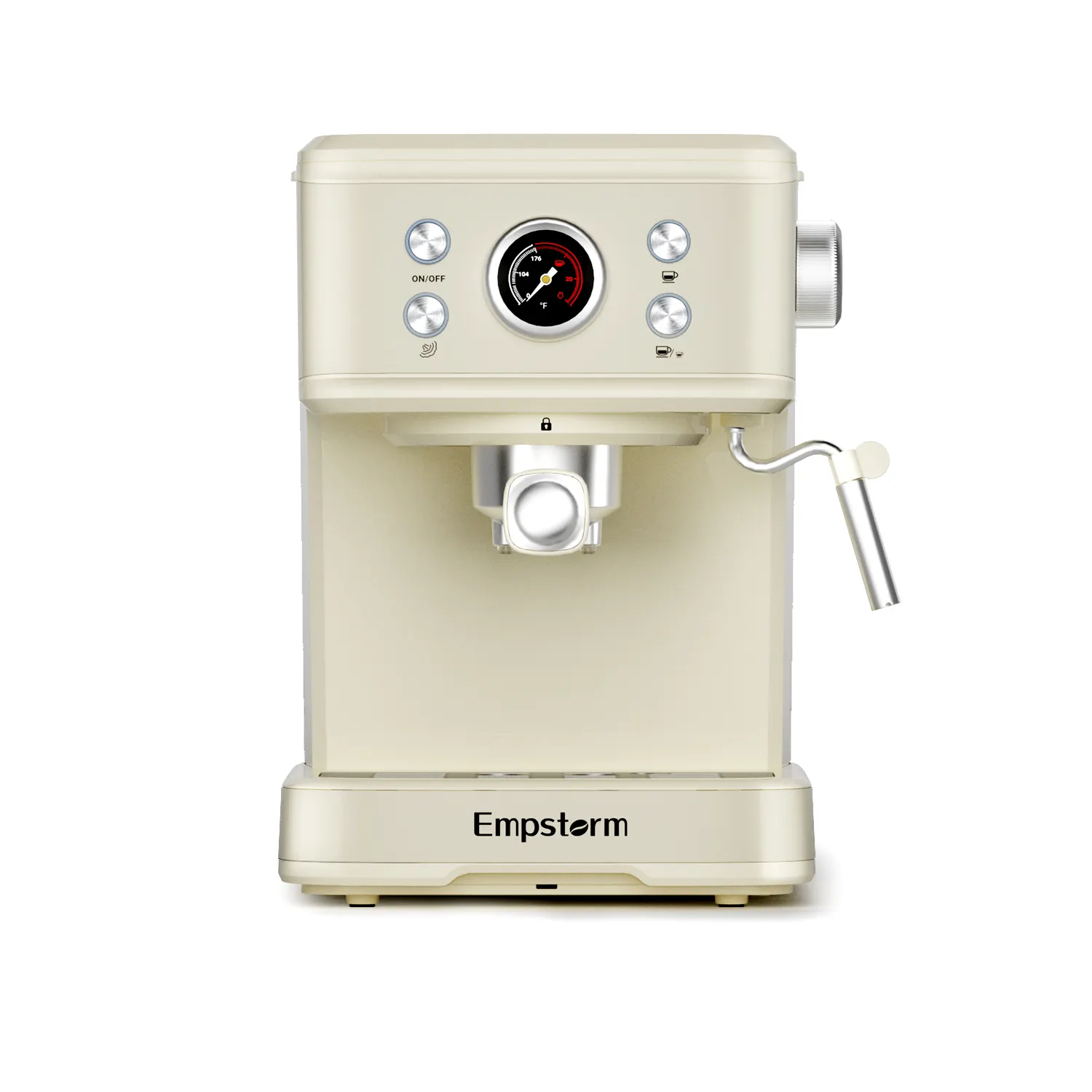 Empstorm smart kitchen programmable appliance white coffee maker electric semi-auto Cappuccino two in one coffee machine to sale