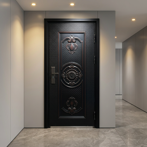 <span class=keywords><strong>Porte</strong></span> de sécurité <span class=keywords><strong>blindée</strong></span> pivotante haut de gamme avec serrure numérique intelligente anti-perçage et anti-effraction pour entrée principale de villa moderne - Product Image 1