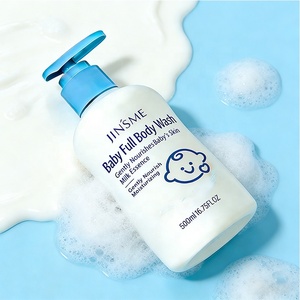 Gel de Baño y Champú 2 en 1 para Bebés con Leche, Personalizado OEM/ODM, 500ml, Niacinamida, Limpieza Suave, Hidratante y Blanqueador, Cuidado del Bebé - Product Image 5