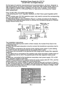 NUEVO Tv Lcd de uso general de Bajo 46 pulgadas Interruptor de muestreo de CC Módulo de alimentación Salida de 12V/24V - Product Image 3