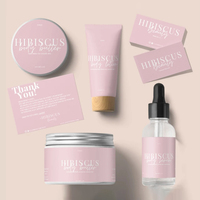 Feuille autocollante adhésive personnalisée avec Logo privé pour emballage cosmétique
