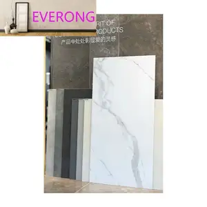 Piso cerâmico polido chinês 600x1200 canyon ardósia branco vitrificado porcelana carrara