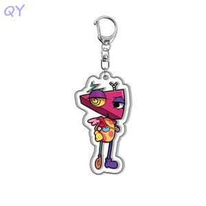 QY The Amazing Digital Circus Acrylic <b>Keychain</b> Double Sided Clear <b>Anime</b> Character Key Ring Bag Pendant - Product Image 5