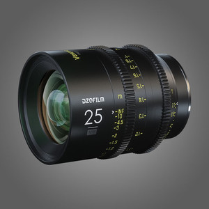 Objectif cinéma DZOFILM Vespid Prime 25 mm plein format à focale fixe et grande ouverture pour tournage de films - Product Image 1