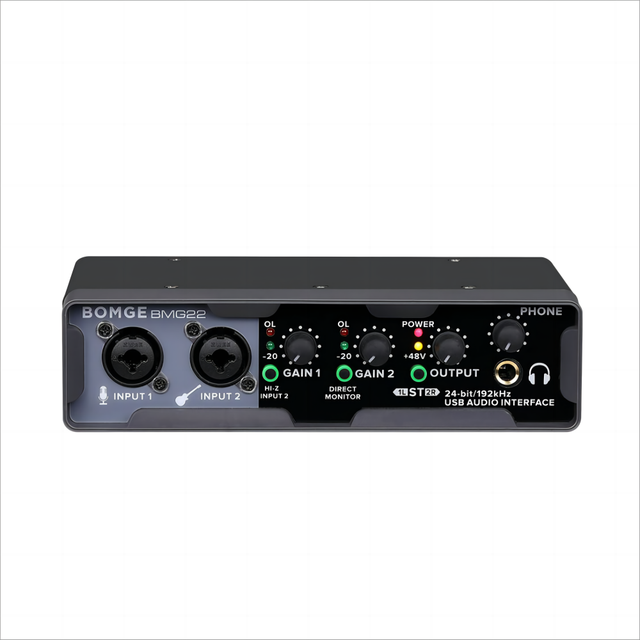 DM22 Sound Card Usb Audio Interface Home Studio for Guitar