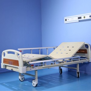 Cama de Hospital Manual Xufeng 802A de Acero y Plástico con Doble Manivela para Cuidado de Ancianos en el Hogar - Product Image 3
