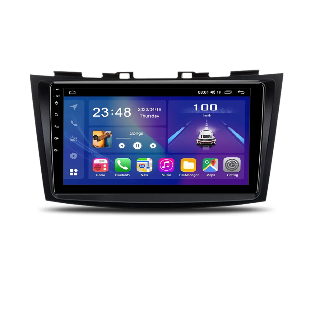 Prelingcar Para Suzuki Swift 2012 Anos Android 12 Monitor Do Carro carplay DSP RDS GPS construído em 2din dvd player de rádio 5.1HI