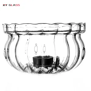 闪耀设计古典花式烹饪蜡烛手工玻璃茶取暖器