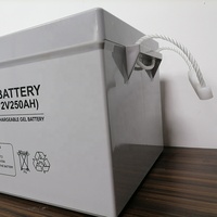 Batterie solaire au gel 12V 100ah 150ah 200ah 250ah, batterie au plomb à décharge profonde pour le stockage d'énergie