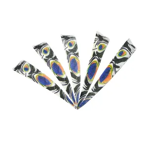 Ala Derecha en forma de escudo de 4 pulgadas, pluma de pavo, Vanes, Flecha de madera de bambú, ballesta, caza, tiro, deportes