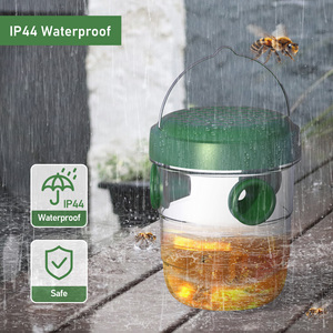 2025 trampa para avispas para exteriores, resistente al agua, segura, para exteriores, Control de insectos, avispas de plástico, Control de moscas de abeja, jardín, huerto, porche, repelente de moscas - Product Image 5