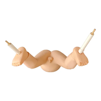Simulateur de formation à la suture vulvaire en caoutchouc de silicone liquide vulcanisé, modèle de ponction de la moelle osseuse infantile