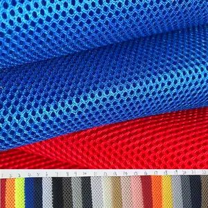 Breathable 100% Polyester 3D Spacer Air Layer Sandwich Mesh Fabric For Sport Shoes