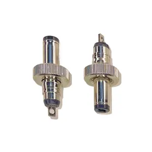 New Design Customized High Power 5.5*2.1*28mm DC Power MaleDc Connector Power Jack Plug With Screw