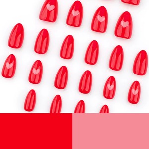 Venta al por mayor <span class=keywords><strong>de</strong></span> <span class=keywords><strong>uñas</strong></span> acrílicas en caja con forma <span class=keywords><strong>de</strong></span> almendra, <span class=keywords><strong>uñas</strong></span> Rojas brillantes con diseño <span class=keywords><strong>de</strong></span> corazón para el Día <span class=keywords><strong>de</strong></span> San Valentín, prensa en las <span class=keywords><strong>uñas</strong></span> para los dedos - Product Image 4