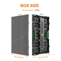 Écran LED d'extérieur Muen à haute fréquence de rafraîchissement 7680Hz, luminosité 4000cd, garantie 2 ans pour scène de concert BRC-B3.91