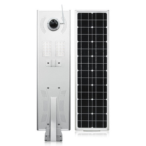 Farola Solar LED Integrada IP67 con Cámara CCTV WiFi 4G para Uso Comercial en Carreteras - Product Image 3