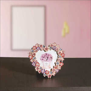 Ländlicher Foto rahmen Japanische und koreanische kreative Dekoration Kleine Blume Metall Foto rahmen Herzförmige quadratische Kombination Foto <span class=keywords><strong>F</strong></span>. - Product Image 5