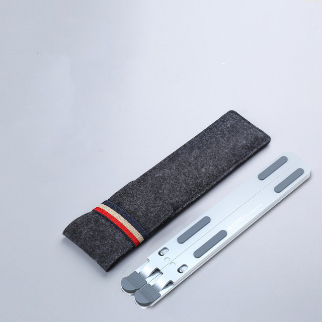 Boneruy Adjustable Foldable Aluminium Laptop Stand Ergonomic Cooling Pad for Notebooks