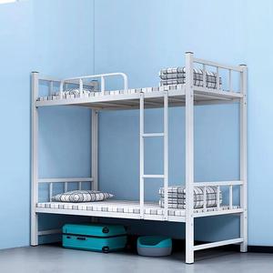 เฟอร์นิเจอร์โรงเรียน เตียงสองชั้นเหล็กสำหรับหอพัก เตียงเหล็กสองชั้น - Product Image 4