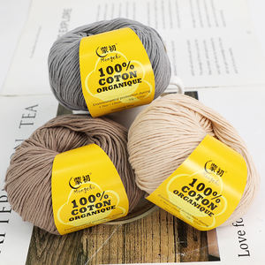 <span class=keywords><strong>Hilo</strong></span> 100% Algodón Súper Suave Seda <span class=keywords><strong>Hilo</strong></span> de Algodón para <span class=keywords><strong>Crochet</strong></span> 50g Tejido <span class=keywords><strong>a</strong></span> Mano Suéter Lanas Para <span class=keywords><strong>Crochet</strong></span> - Product Image 2