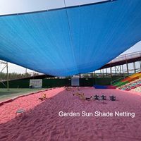 Blauw HDPE Anti-UV Ecologisch Duurzaam Zwaar Weefsel Zeil Zonwerend Net voor Tuin Schaduw Landbouw