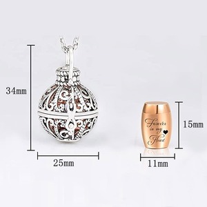 Moderno in acciaio inox Pet urna Versatile accessorio commemorativo per cani e gatti in stile cofanetto di cenere gioielli - Product Image 2