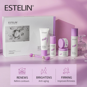 ESTELIN Nueva gran oferta de lujo Retinol Age Kit de cuidado de la piel, temporada 6PCs <span class=keywords><strong>Perfect</strong></span> Renew Youth Whitening <span class=keywords><strong>Skin</strong></span> Care Set - Product Image 3