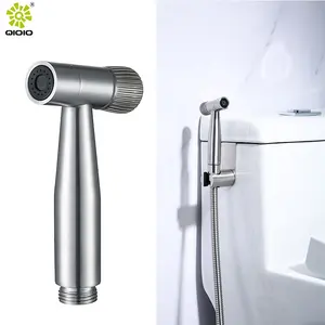 kaiping yingchuan 304 stainless steel bathroom spray gun portable handheld health faucets bidet sprayer set for toilet
