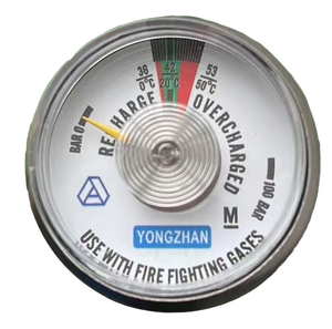 Manomètre à orifice à montage direct de <span class=keywords><strong>3mm</strong></span> compatible basse pression pour les systèmes d'extincteur - Product Image 2