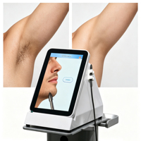 Appareil d'électrolyse professionnel unisexe pour l'épilation de la barbe masculine et des poils corporels féminins – Dispositif d'épilation par électrolyse – Franchise