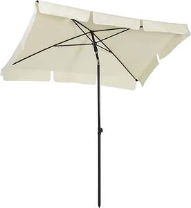 Sombrilla Rectangular de 200x 125cm para jardín, paraguas con UV50, para balcón, gran oferta - Product Image 1