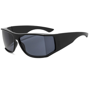 Gafas de Sol de Moda con Forma de Arco, Estilo Y2K Futurista, para Mujer, Tendencia <span class=keywords><strong>Xiaohongshu</strong></span>, Personalizadas, UV400 - Product Image 6