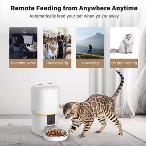 Distributeur automatique de nourriture <span class=keywords><strong>pour</strong></span> chiens et chats avec caméra HD, contrôle à distance par application Wifi, microchip, best-seller des articles <span class=keywords><strong>pour</strong></span> animaux de compagnie - Product Image 6