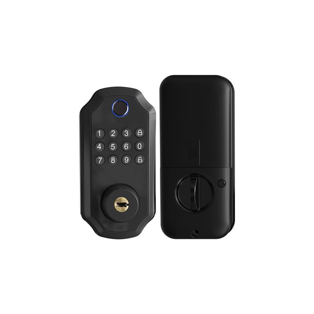 DL20B Button Smart Lock with Fingerprint Digital Keypad Deadbolt for Residential & Office Use