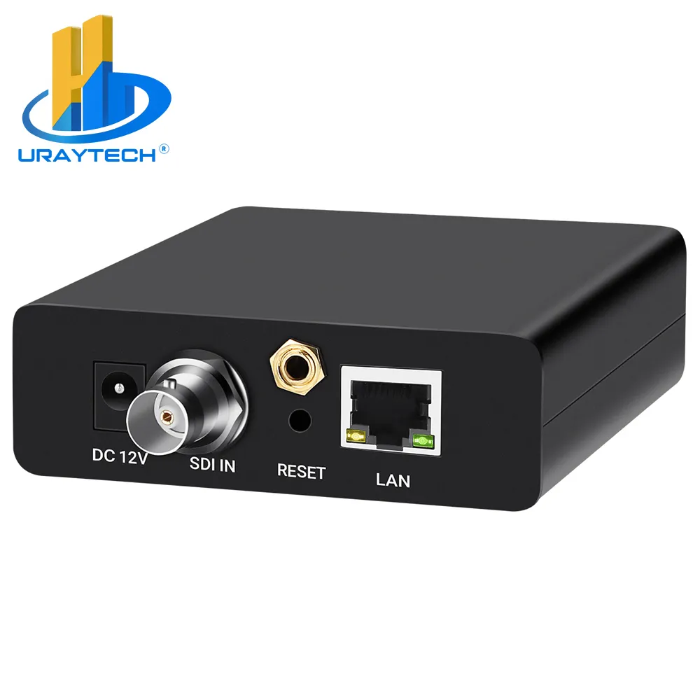 URay 1080P Live RTMP Encoder HD 3G SDI To IP Encoder H.265 HEVC H.264 /AVC For IPTV Live Broadcast Streaming Media Server