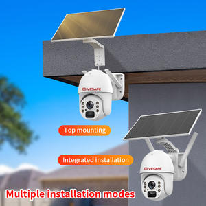 Cámara de seguridad exterior Vesafe con energía solar, 3MP Ultra HD PTZ, con almacenamiento en la nube Wi-Fi y audio bidireccional para vigilancia del hogar - Product Image 2