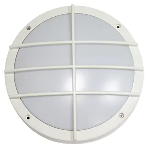 Bathroom vanity wall light IP65 Circular Round Outdoor Wall Ceiling Mounted Lighting LED Bulkhead Light