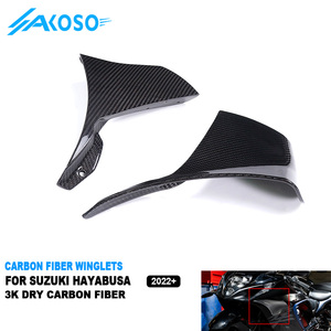AKOSO100 % 3K sec en fibre de carbone pièces accessoires <span class=keywords><strong>moto</strong></span> en fibre de carbone ailes ailes pour Suzuki Gen 3 <span class=keywords><strong>Hayabusa</strong></span> GSX1300R <span class=keywords><strong>2022</strong></span> + - Product Image 1