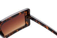 Lunettes de soleil rectangulaires grandes pour femmes, design simple, branches fines, lunettes de soleil tendance pour femmes